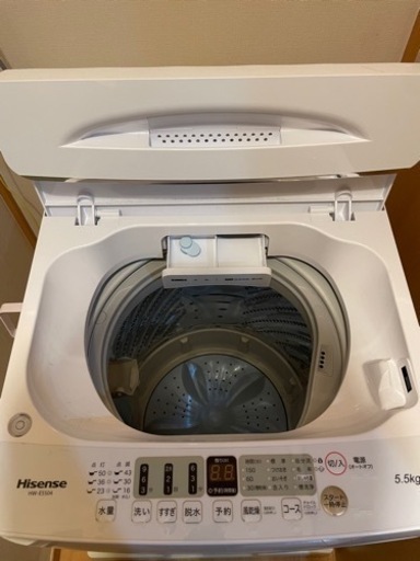 洗濯機 Hisense 購入後1年以内
