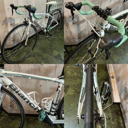 【引取の方が決まりました】美品 Bianchi VIA NIRONE7 ALU HYDRO TRIPLE BUTTED 6000 サイズ44