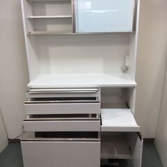 7/17受渡済)JT6708【ティアイアイ 食器棚 幅120cm】PRECEDE-120-OP