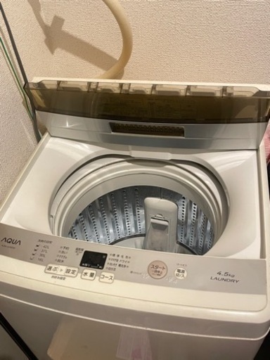 AQUA 自動洗濯機　2018年製
