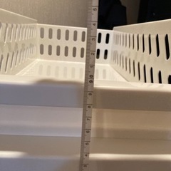 収納ケース　4段　プラスチックの画像