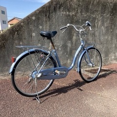 24インチ　ママチャリ　3段変速の画像
