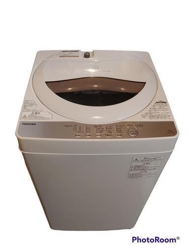 【東芝】洗濯機　AW-5G6　動作品