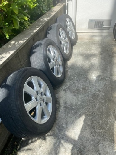トヨタ　70ノア　ボクシー　純正アルミホイル16インチ　205 60 R16国産タイヤ4本