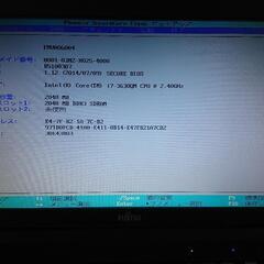 (決まりました)ノートパソコン 富士通 LIFEBOOK A553/Hの画像