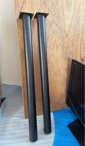 【決定済】テーブル脚 金属丸脚 4本セット エイ･アイ･エス 750mm