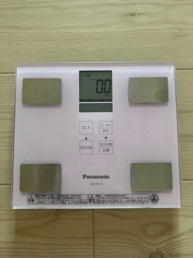 体重計　パナソニック　ピンク(美品)