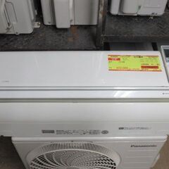 K04203　パナソニック　中古エアコン　主に6畳用　冷房能力　2.2KW ／ 暖房能力　2.2KW