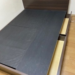 引越しのため4/25まで★ダブルベッドフレーム