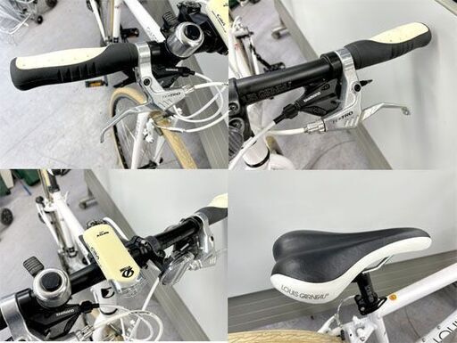 LOUIS GARNEAU LGS-CHASSE 420mm クロスバイク 700×28C 8×3 ホワイト ルイガノ シャッセ 自転