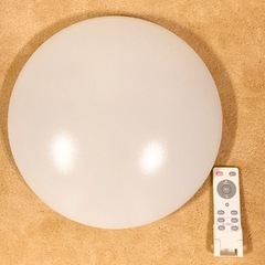 LEDシーリングライト　調光機能　スリープタイマー付き　8畳用　...