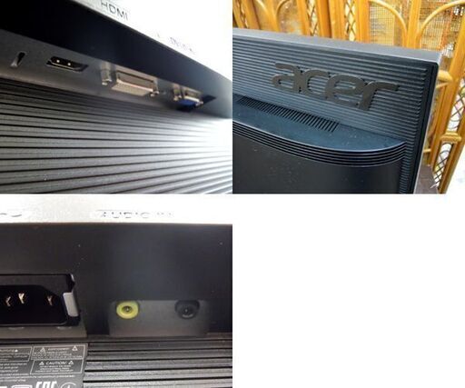 acer PCモニター 27インチ KA270H 非光沢ディスプレイ フルHD 2020年製 液晶モニター ブラック ☆ 札幌市 北区