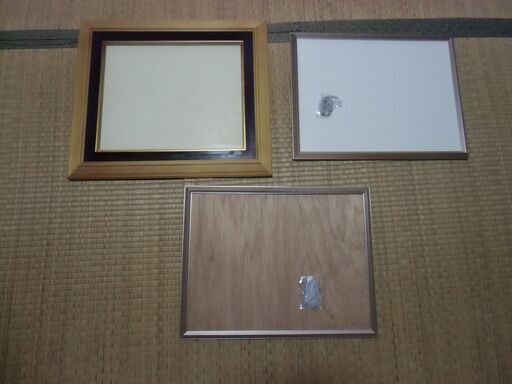 ほとんど未使用の 額縁 3点 セット お譲りします。＊石川県＊美川より＊期間限定