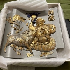 特撰　額瓦　干支瓦　猪　飾り物　開運の画像