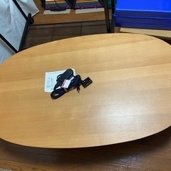 無印良品　楕円形　こたつ　テーブル