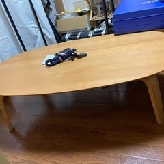 無印良品　楕円形　こたつ　テーブルの画像