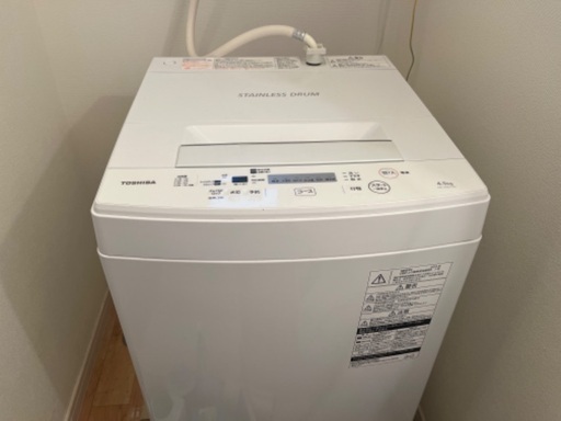 2019年製　TOSHIBA 4.5kg洗濯機