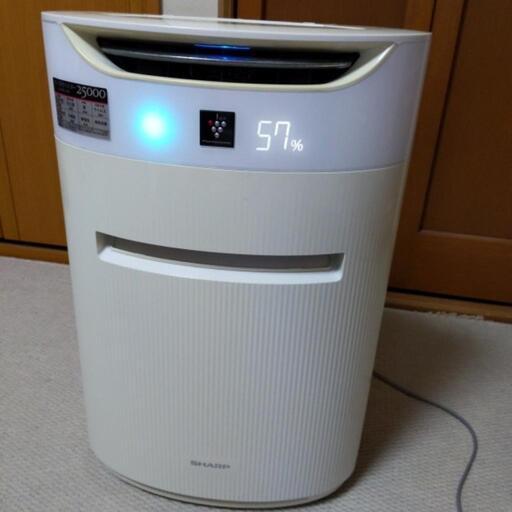 プラズマクラスター25000 加湿空気清浄機　シャープ