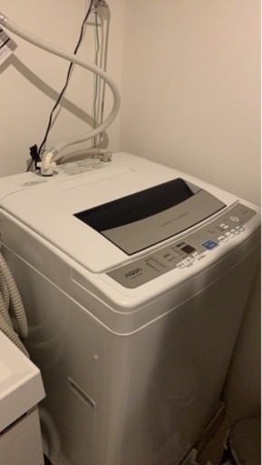 受付終了しています。（決定済み）洗濯機　2015年式洗濯機　AQUA 型番AQW-P 70D（W）7.0kg