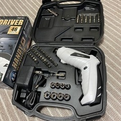 4.8V 小型充電式 ドライバー 46点セットの画像