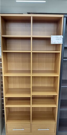 ★ジモティ割あり★  本棚 茶 H180×D29×W79 クリーニング済み TJ452