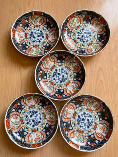 第一陶器の小皿5枚です