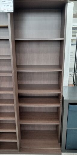 ★ジモティ割あり★  本棚 焦げ茶 H179×D43×W88 クリーニング済み TJ455