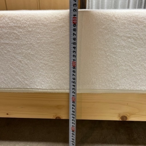お値下げ致しました。ダブルベット本体と硬めのマットレスのセット