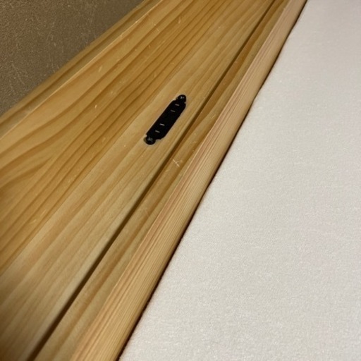 お値下げ致しました。ダブルベット本体と硬めのマットレスのセット