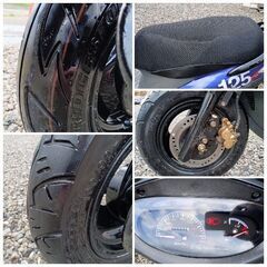 非常に高速なバイク。 優れたエンジン。 キムコVリンク。 ( 125cc)。エンジンオイルは新品です。 リヤタイヤはほぼ新品です。 リアブレーキパッドはほぼ新品です。 シートカバーは新品です。 サイドスタンド付き。  16095キロ。の画像