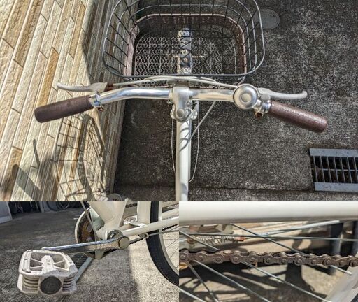 中古自転車 変速無し 26インチ （LEDオートライト） 軽整備済み 安い 防犯登録 町田市 麻生区 神奈川 091ky