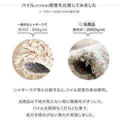 ラグ カーペット 北欧風 厚手 おしゃれ 柄 マット 200×200 2畳 シャギーラグ モノトーン デザイン 絨毯 ウィルトン織り ベルギー産 デスク下ラグの画像