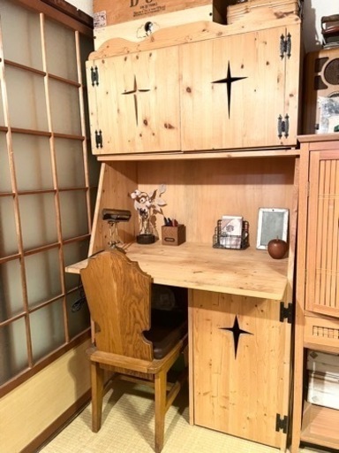 ▪️机・作業台・収納棚・