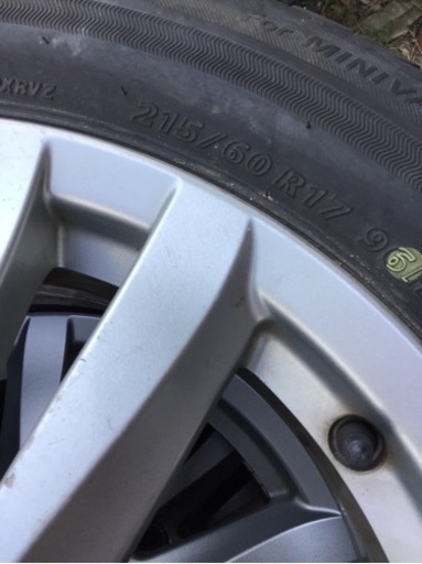 215/60r17 ホイールつき