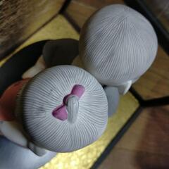 博多人形　男の子　女の子　ピンク　グレーの画像