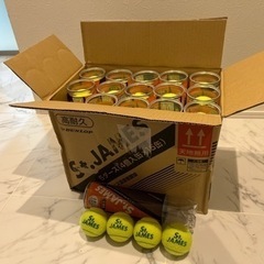 中古テニスボール 60球 st.james②の画像