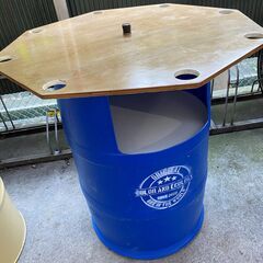 ドラム缶テーブル