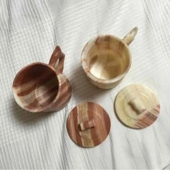 ★限定品★天然石カップ★２個セットの画像