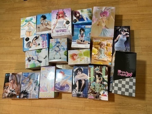 美少女フィギュア 大量 まとめ売り セット リゼロ ラム 五等分の花嫁 二乃 ウマ娘 初音ミク ホロライブ 白銀ノエル アルベド 宇崎ちゃん デレマス