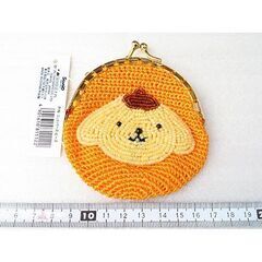 ■未使用・ニット・ビーズ・小銭入れ（ポムポムプリン）
