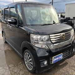 【支払総額19.8万円】h27年式nboxカスタムターボ 車検令和6年3月 8インチナビ 修復歴無し 純正アルミ 訳あり激安出品 走行テスト済みの画像