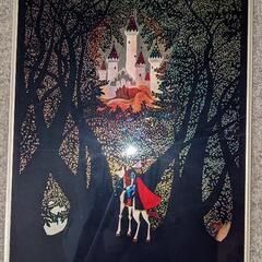 藤城清司　壁掛け　約45*30cm
