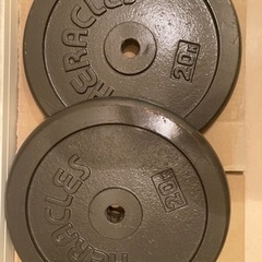 Hercles バーベルプレート 20kg 2個