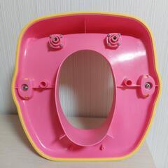 リッチェル　補助便座　ピンク　トイレトレーニングの画像