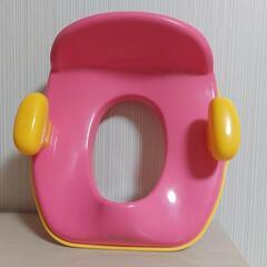 リッチェル　補助便座　ピンク　トイレトレーニングの画像