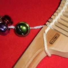 こきりこ ささら 和楽器 伝統芸能 伝統和楽器 民謡楽器 民芸品 こきりこささら こきりこ節 筑子踊り（ すず付き ）の画像