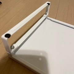 リヒトラブ パソコン台 モニター台 机上台 白  PC台 Aの画像