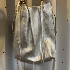 barnyardstorm/made in ITALYレザーショルダーシルバーの画像