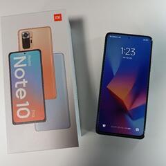 (再度商談中です)SIMフリーのスマホ、Redmi Note10proです。