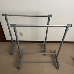 【決まりました！】ニトリ 耐荷重10kgハンガーラック 2つセット